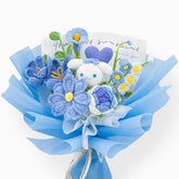 YSHomy Blue Crochet Cinnamoroll Bouquet